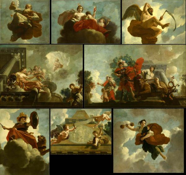 Gerard de Lairesse (1640-1711), Allegorische voorstellingen uit het Leprozenhuis, 1665-1685