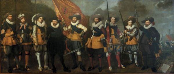 Schutters van het vendel van kapitein Abraham Boom en luitenant Anthonie Oetgens van Waveren, 1623