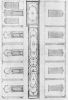 Ontwerp van de stucwerkgang uit 1751 (KOG-archief)