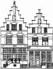 Herengracht 361 en 363. Tekening uit het Grachtenboek van Caspar Philips