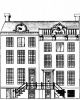 Herengracht 552-550. Tekening uit het Grachtenboek van Caspar Philips.