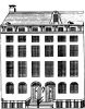 Herengracht 582-584. Tekening in het Grachtenboek van Caspar Philips