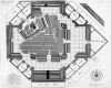 Plattegrond met het bankenplan. Tekening Pieter van den Berge, Pieter van den (1659-1737)