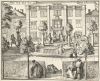 Hof van den Ed. Heer D'Acoste' (Mozes Curiel), Nieuwe Herengracht 49, Romeyn de Hooghe, ca. 1695