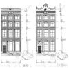 Afgekeurde reconstructie van de attiek in Rococo-stijl