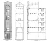Gevel en doorsnede. Tekening Bureau Monumentenzorg