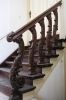 Trapbaluster van de ingang naar de zaal (&copy; Walther Schoonenberg)
