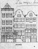 Bouwtekening bestaande toestand Recht Boomssloot 75-77-79