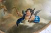 Detail van het plafondstuk met putto met winkelhaak (&copy; Walther Schoonenberg)
