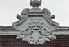Detail van de top met kroon