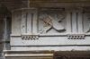 Detail van het fries van de Handboogpoort (&copy; Walther Schoonenberg)
